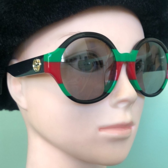GUCCI – 51mm Oversize Round Sunglasses SHY BLK WE main image 6